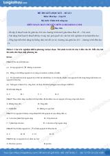 Đề thi giữa kì 1 Hóa 10 Chân trời sáng tạo - Đề số 3